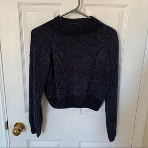 Knit cropped long sleeve